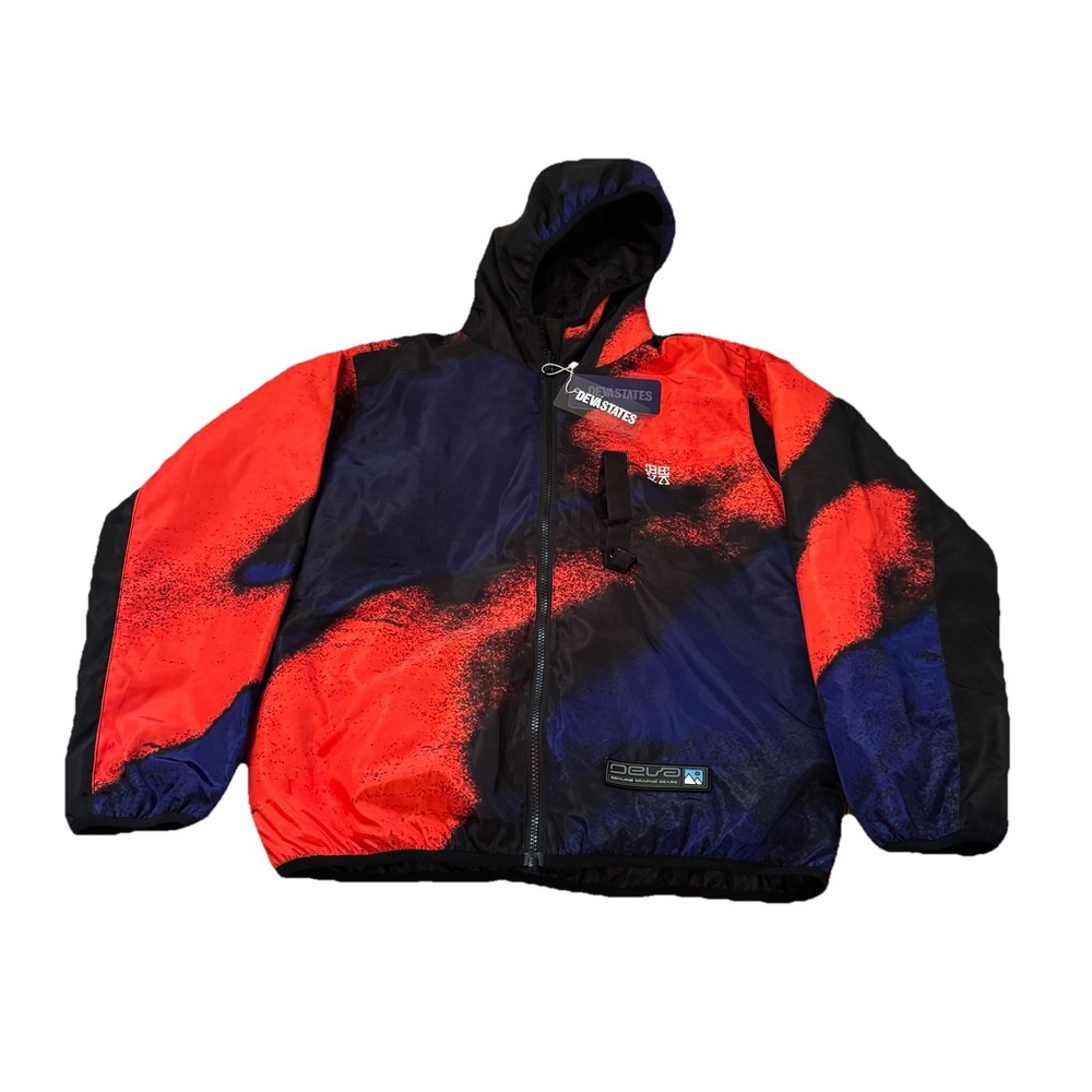 Deva States ASCENT-04/NA Reversible Shell‎ Jacket 'Orange Blue' Size XL - Picture 2 of 8